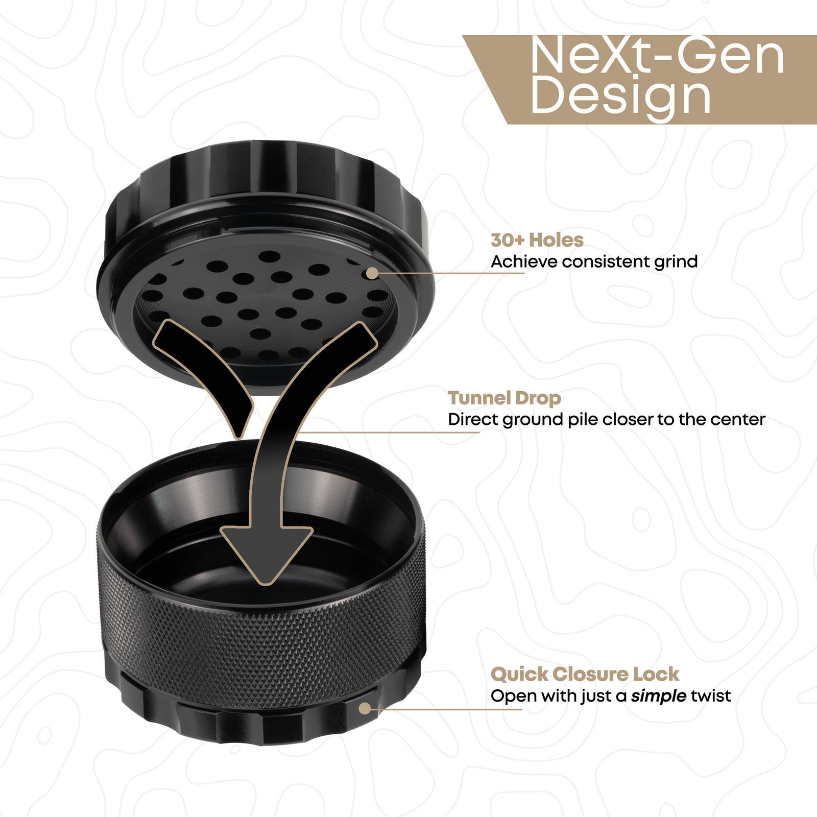 X-Bit 6 PCS Grinder 2.3" - Image 5